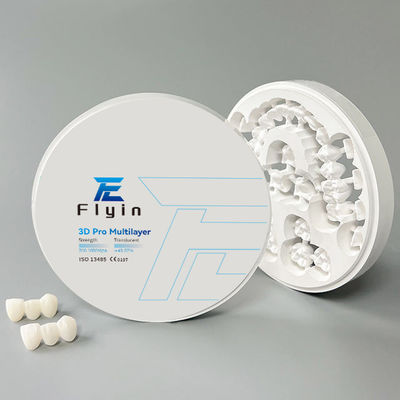 Купить 3D Pro Multilayer Dental Zirconia Block CAD CAM Disc для стоматологической лаборатории Корона и мост online manufacture