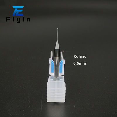 Серебряный Roland Dental Milling Burs 500 зубов Продолжительность службы для цирконии PMMA воска