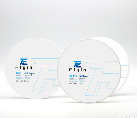 Стоматологический CAD Cam Zirconia Blocks 3D Pro многослойный тип